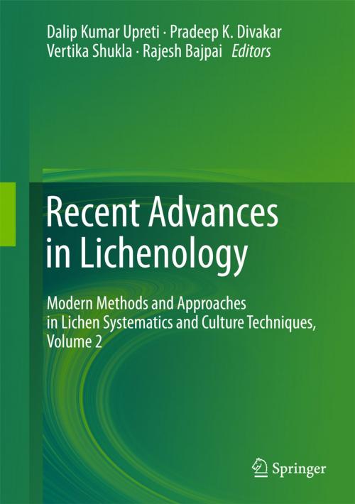 Cover of the book Recent Advances in Lichenology by , Springer India