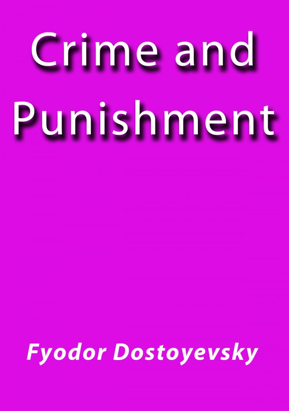 Big bigCover of Crime and Punishment