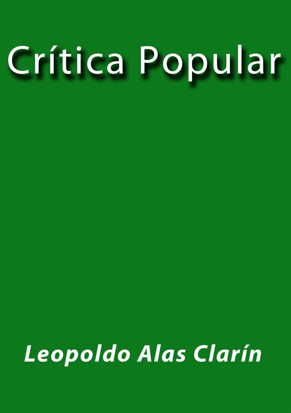 Big bigCover of Crítica popular