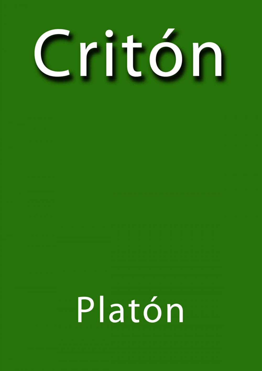 Big bigCover of Critón