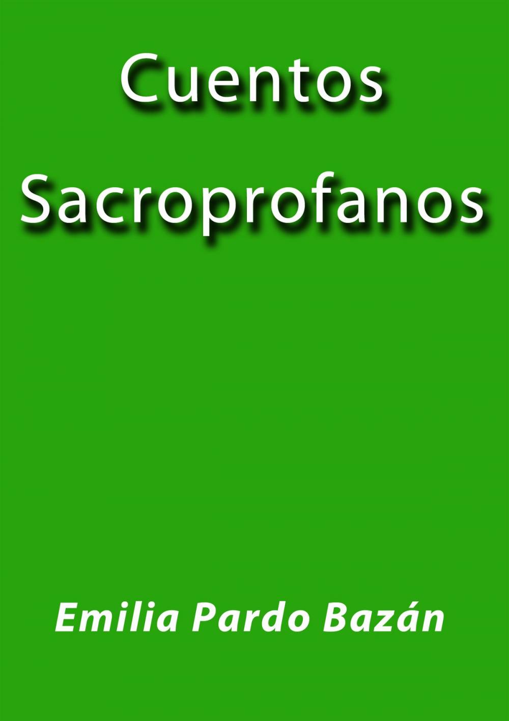 Big bigCover of Cuentos sacroprofanos