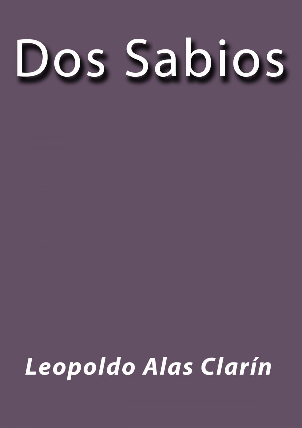 Big bigCover of Dos sabios