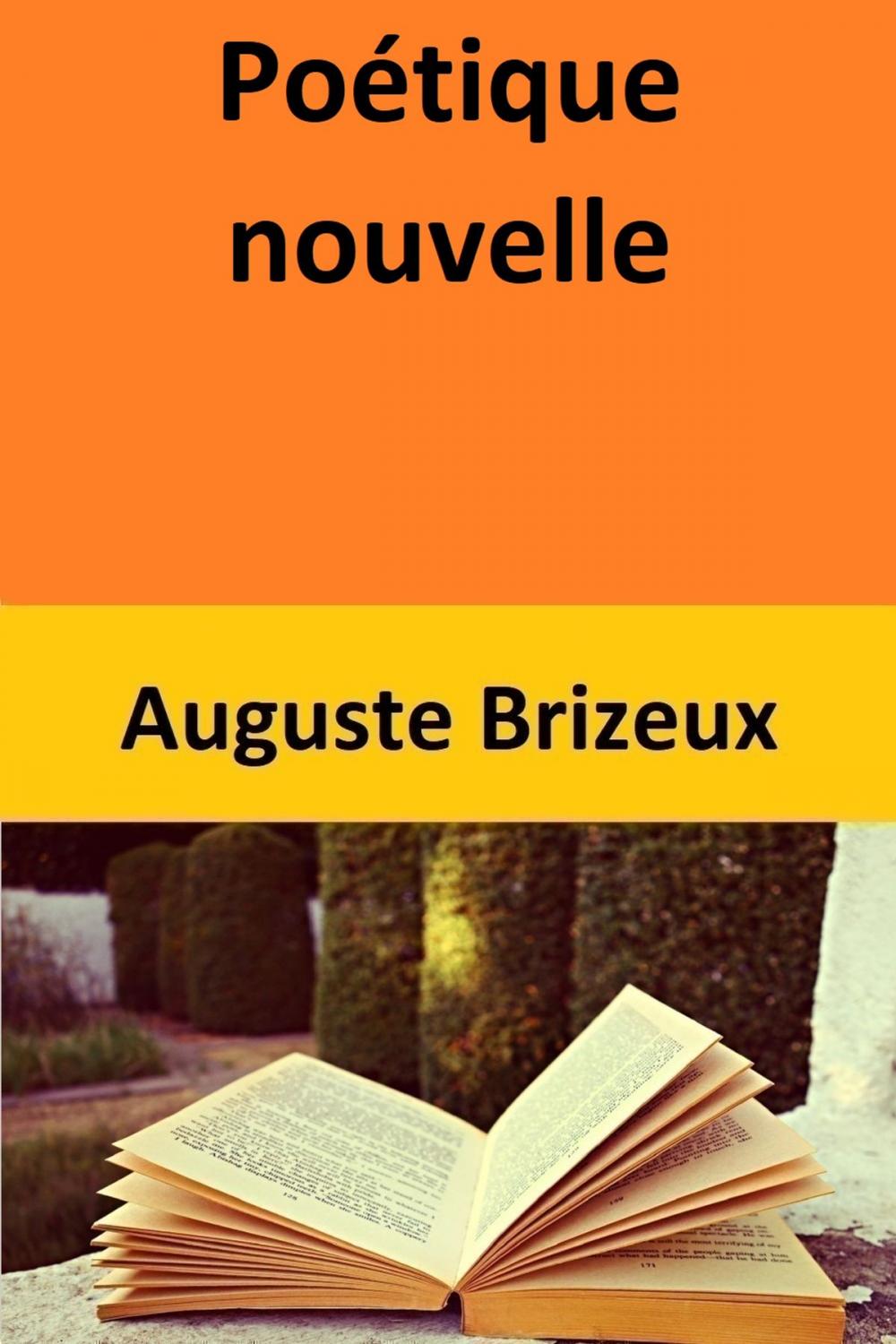 Big bigCover of Poétique nouvelle