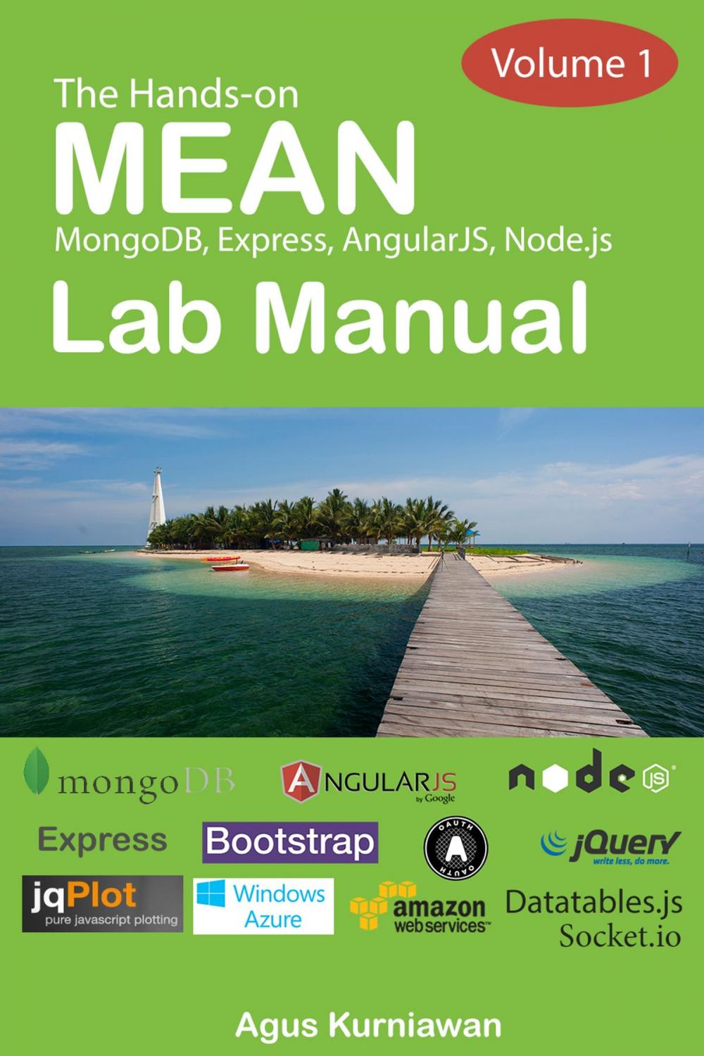 Big bigCover of The Hands-on MEAN Lab Manual, Volume 1