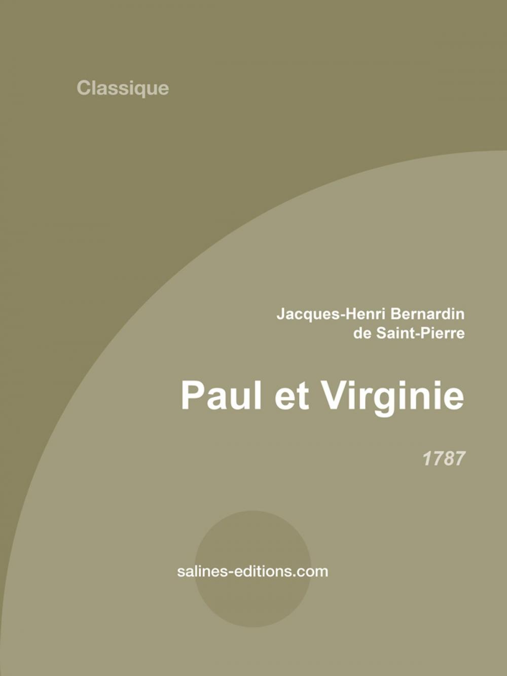 Big bigCover of Paul et Virginie