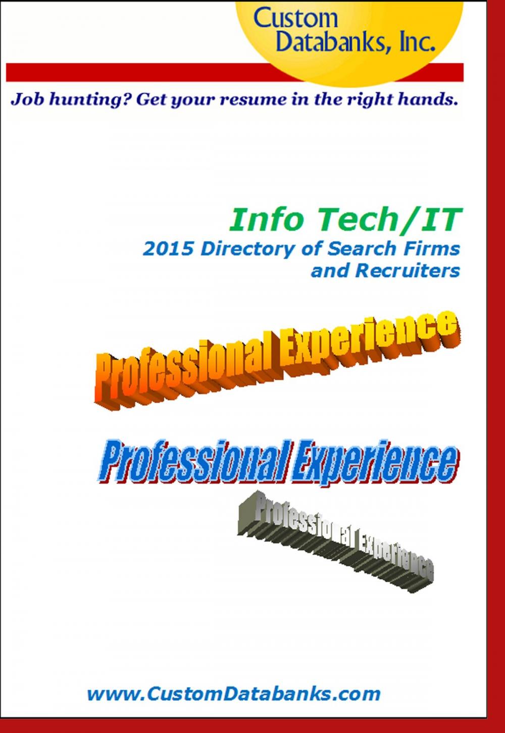 Big bigCover of Info Tech/IT 2015 Directory of Search Firms and Recruiters