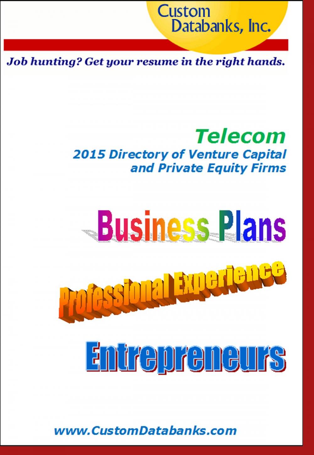 Big bigCover of Telecom 2015 Directory of Venture Capital and Private Equity