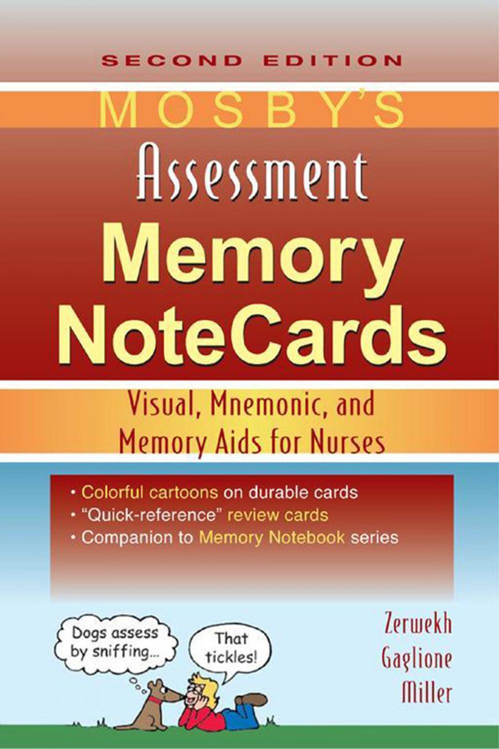 Big bigCover of Mosby's Assessment Memory NoteCards E-Book