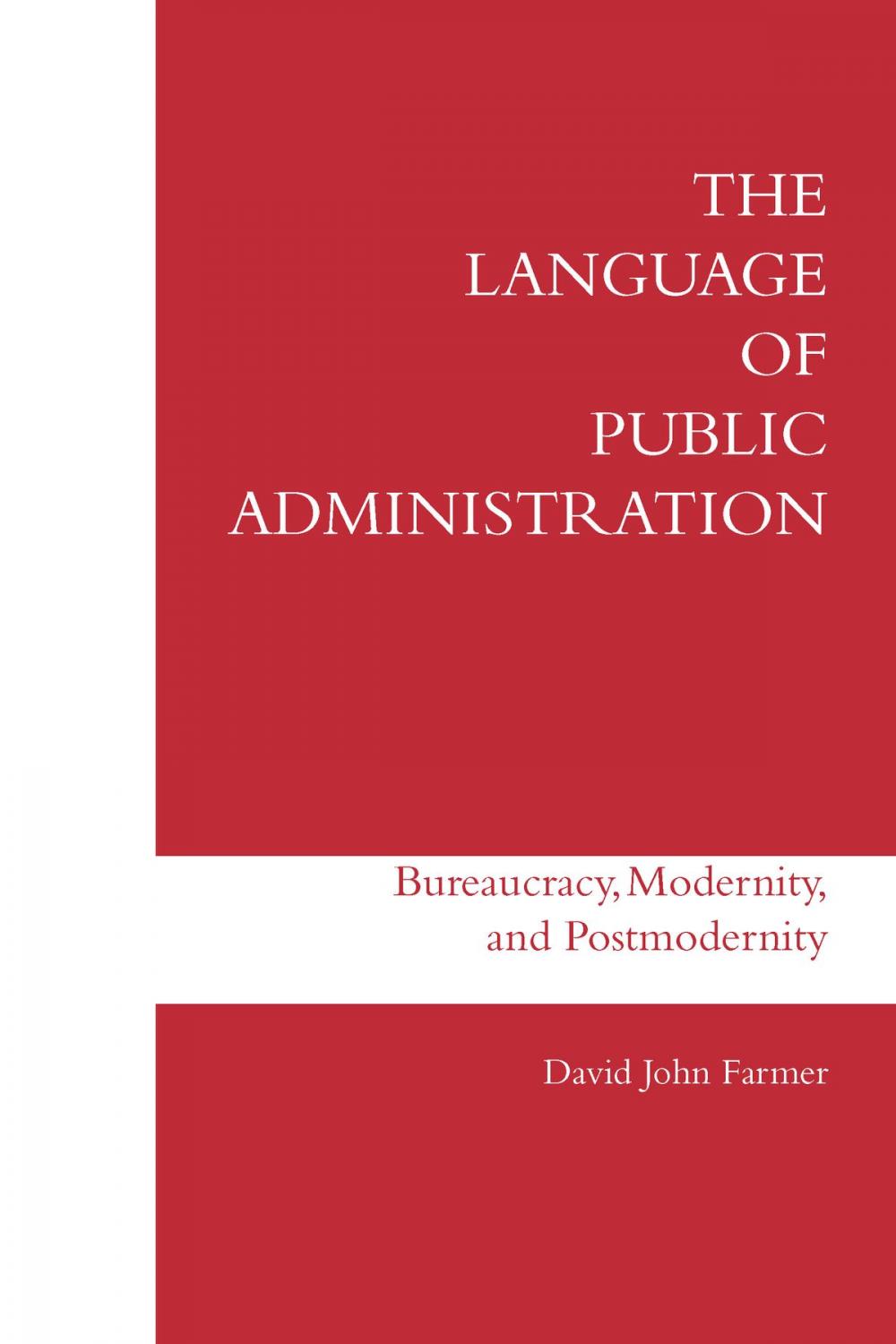 Big bigCover of The Language of Public Administration