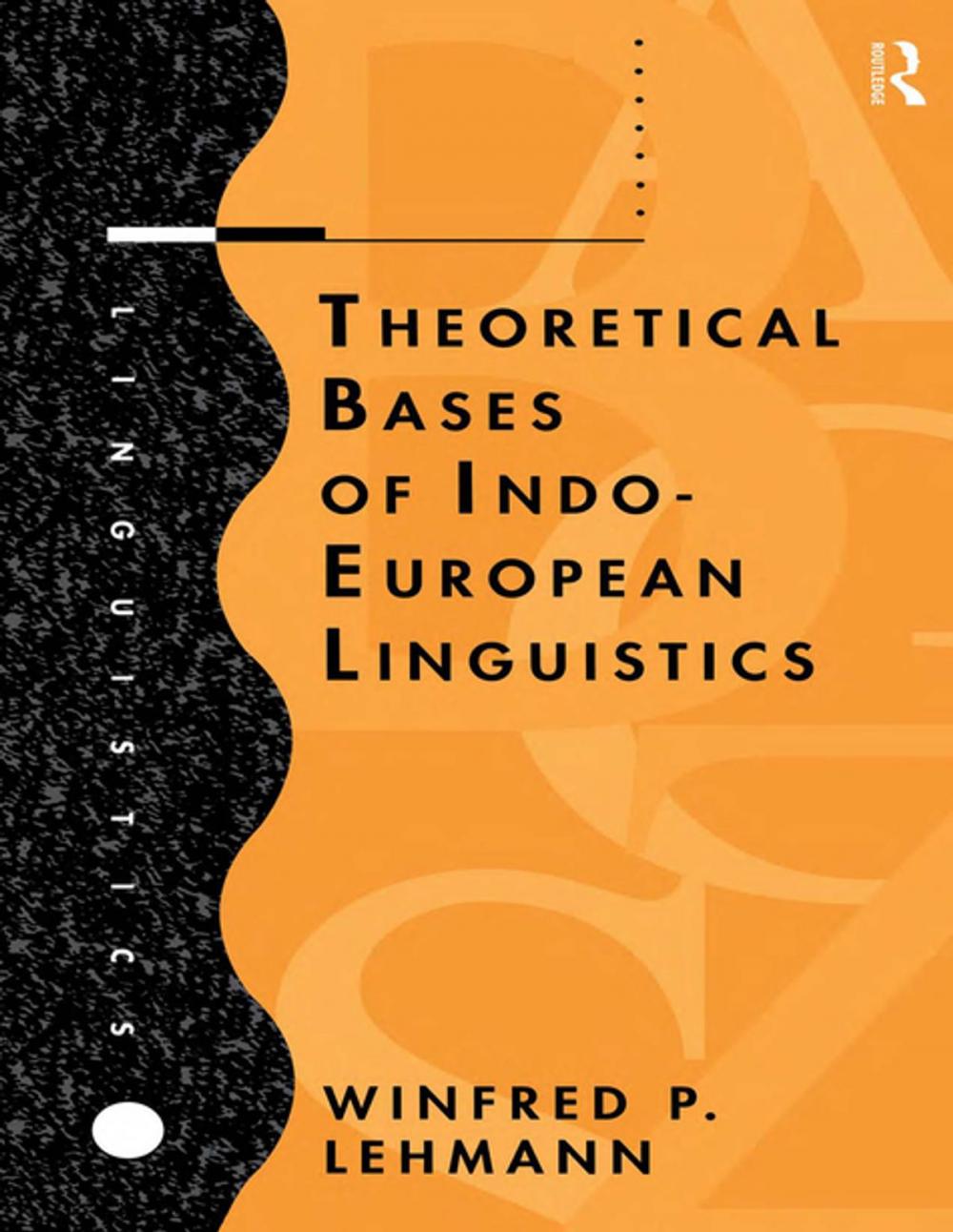 Big bigCover of Theoretical Bases of Indo-European Linguistics