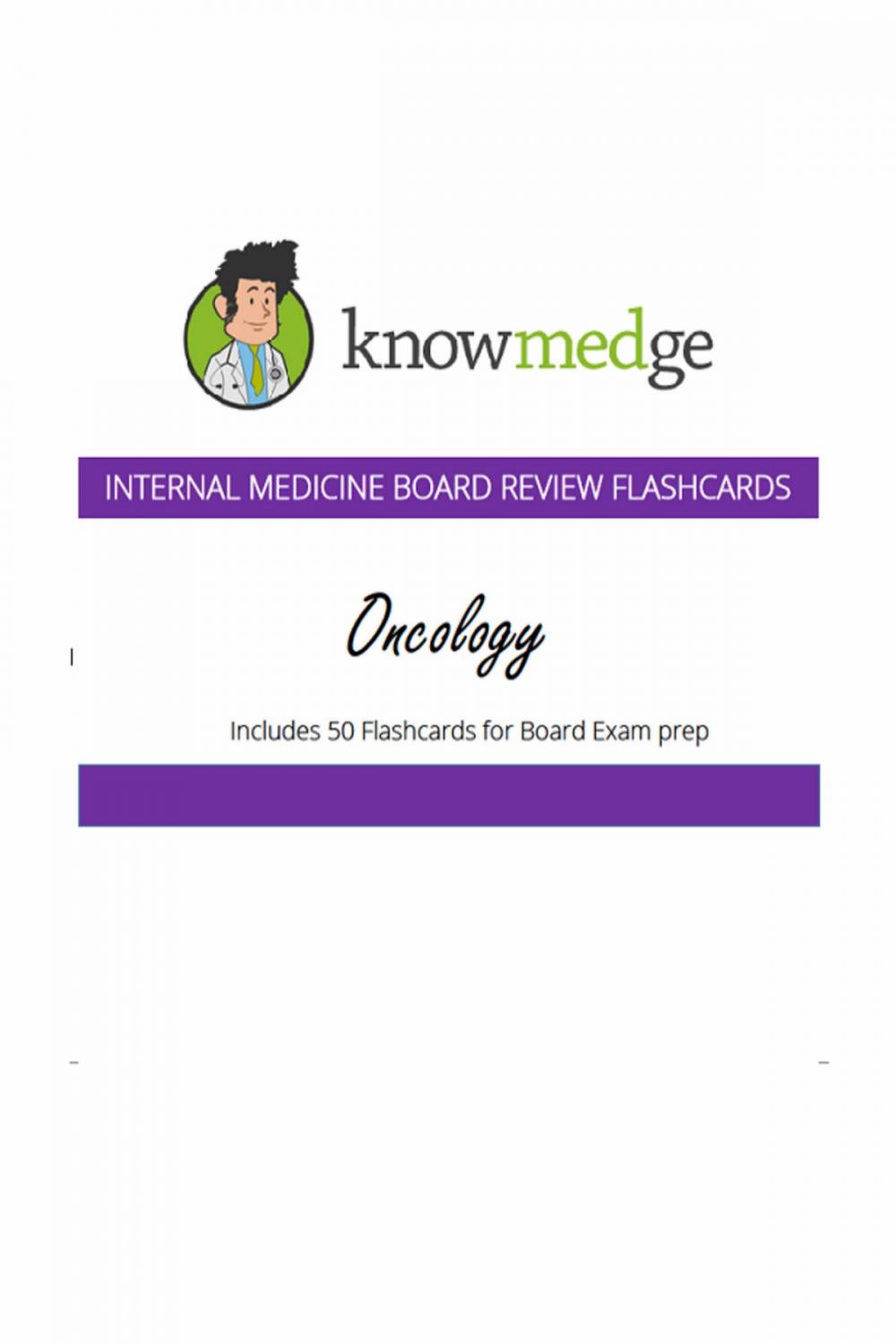 Big bigCover of Internal Medicine Board Review Flashcards: Oncology