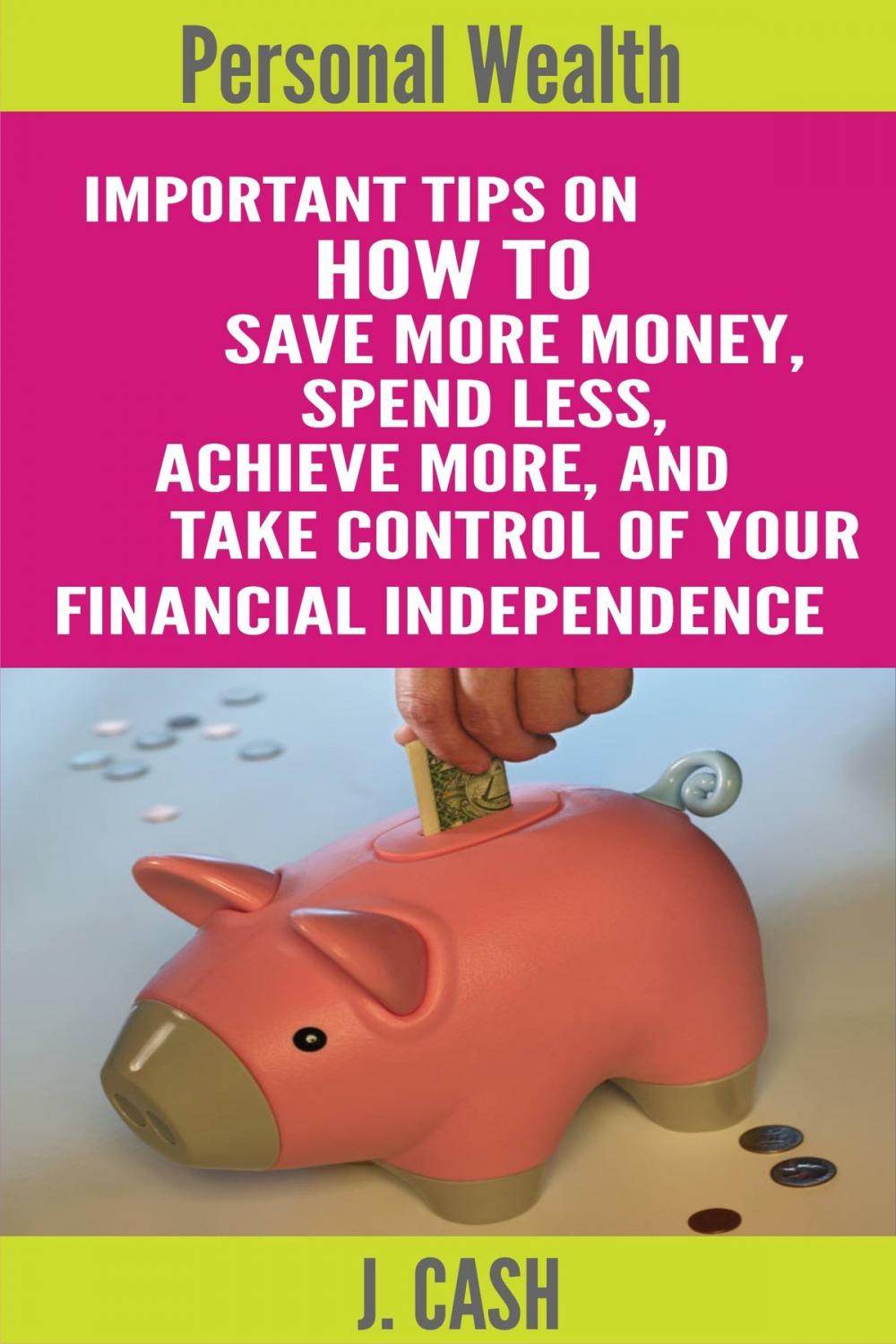 Big bigCover of Personal wealth: Important Tips On How to Save More Money, Spend Less, Achieve More, And take Control Of Your Financial Independence