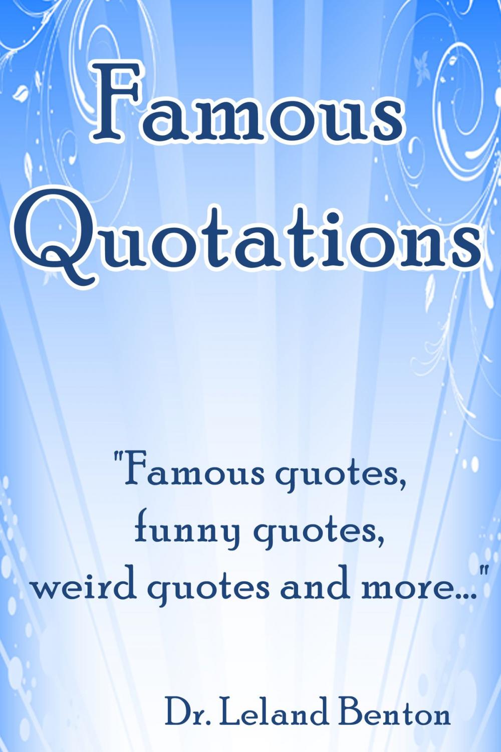 Big bigCover of Famous Quotations