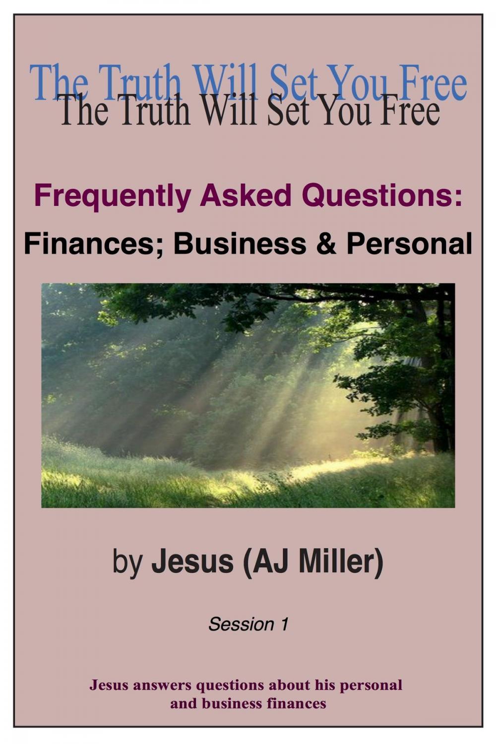 Big bigCover of Frequently Asked Questions: Finances; Business & Personal Session 1