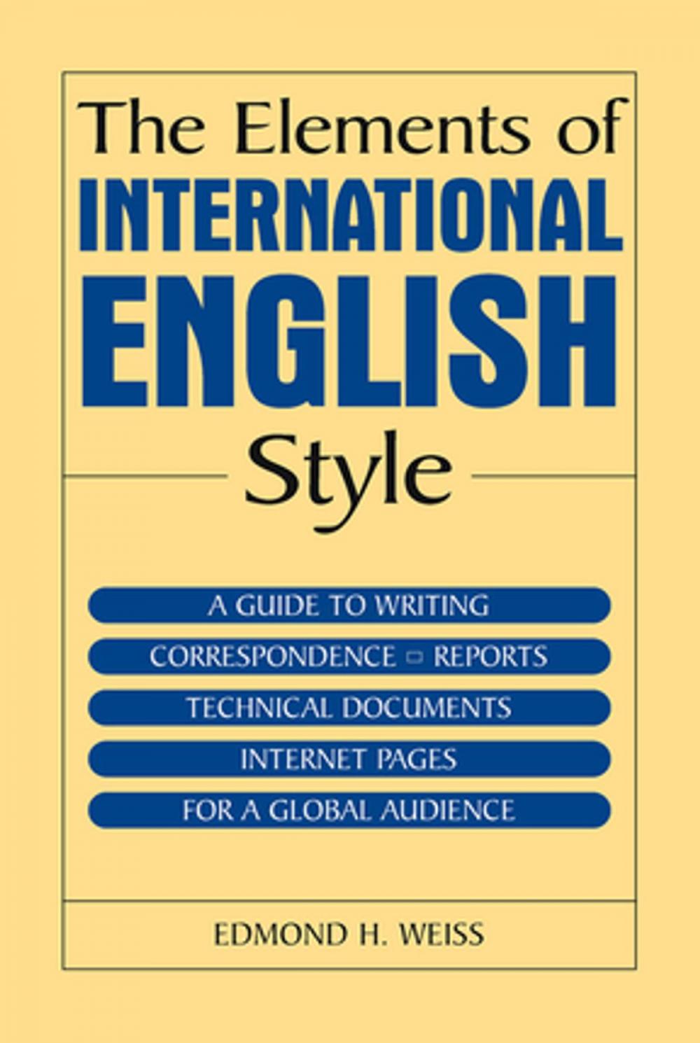 Big bigCover of The Elements of International English Style