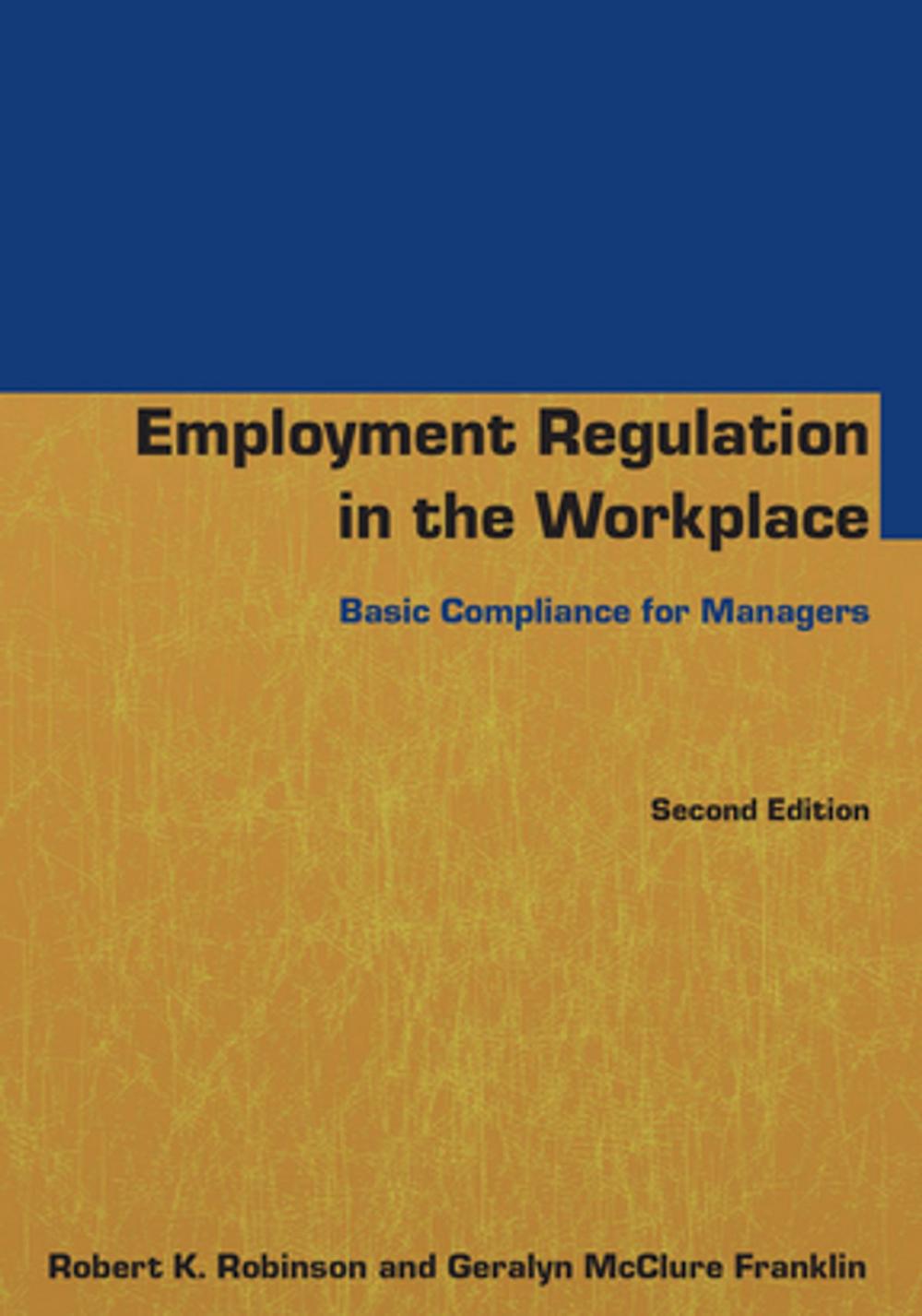 Big bigCover of Employment Regulation in the Workplace