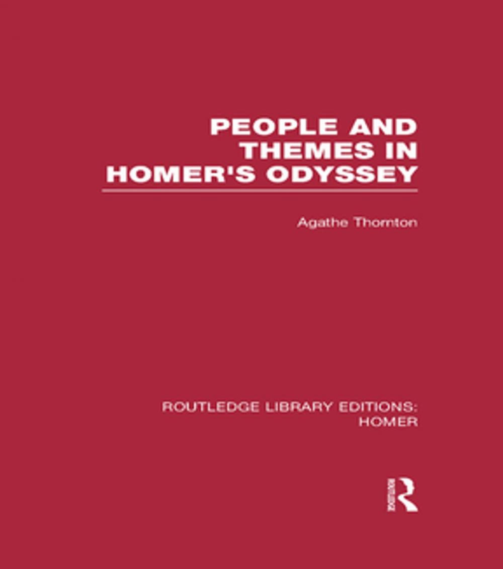 Big bigCover of People and Themes in Homer's Odyssey