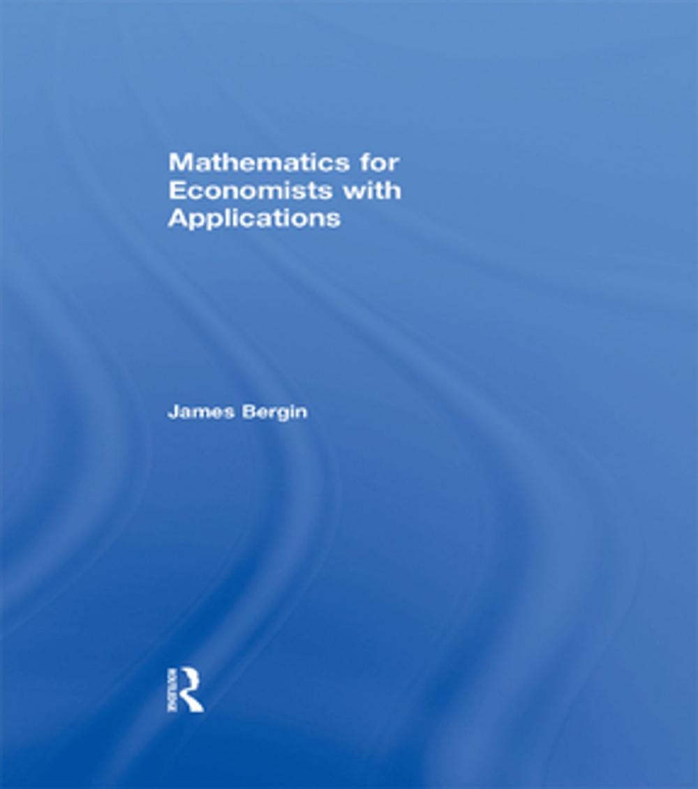 Big bigCover of Mathematics for Economists with Applications