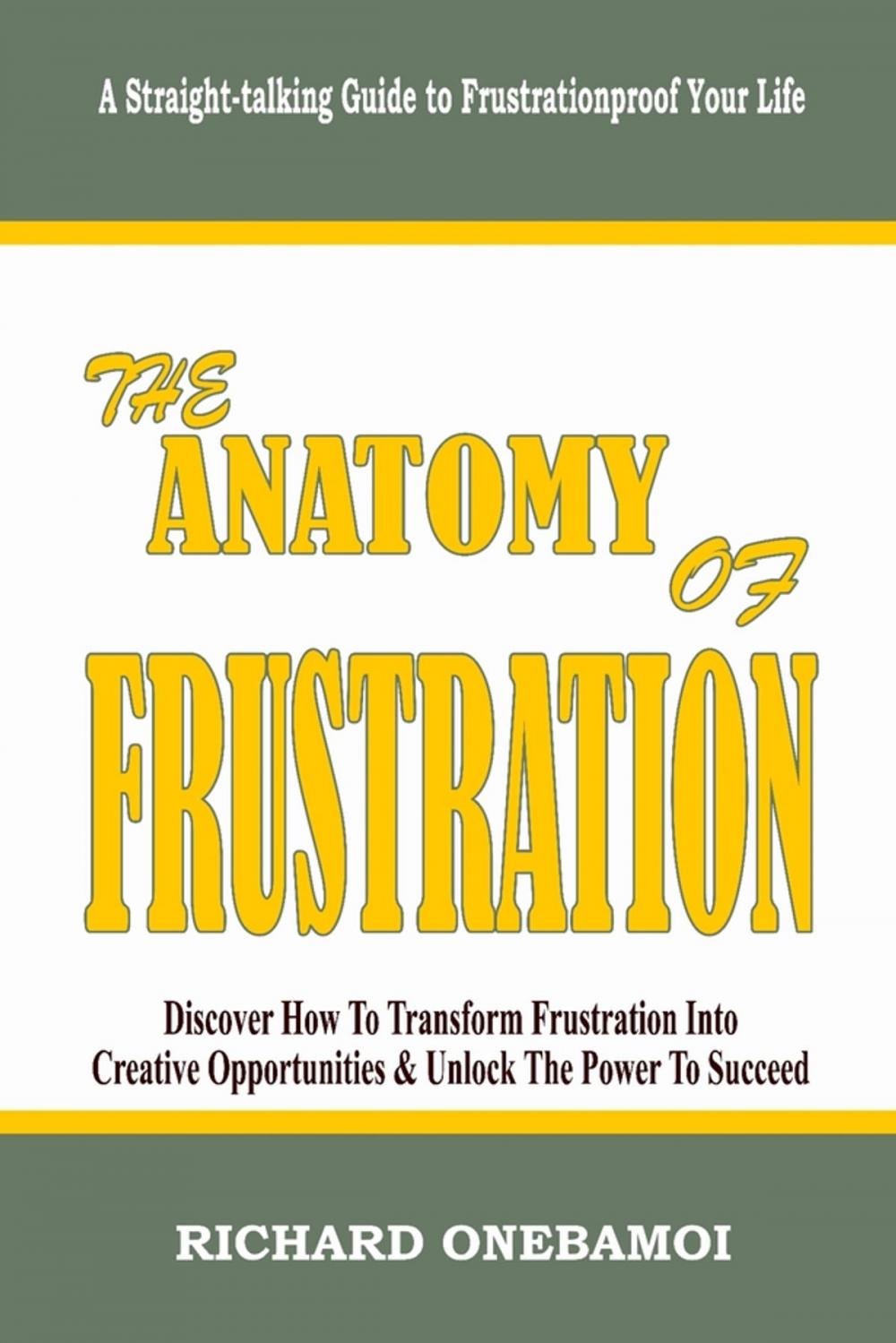 Big bigCover of Anatomy of Frustration: Discover How to Transform Frustration into Creative Opportunities & Unlock the Power to Succeed: A Straight-Talking Guide to Frustrationproof Your Life