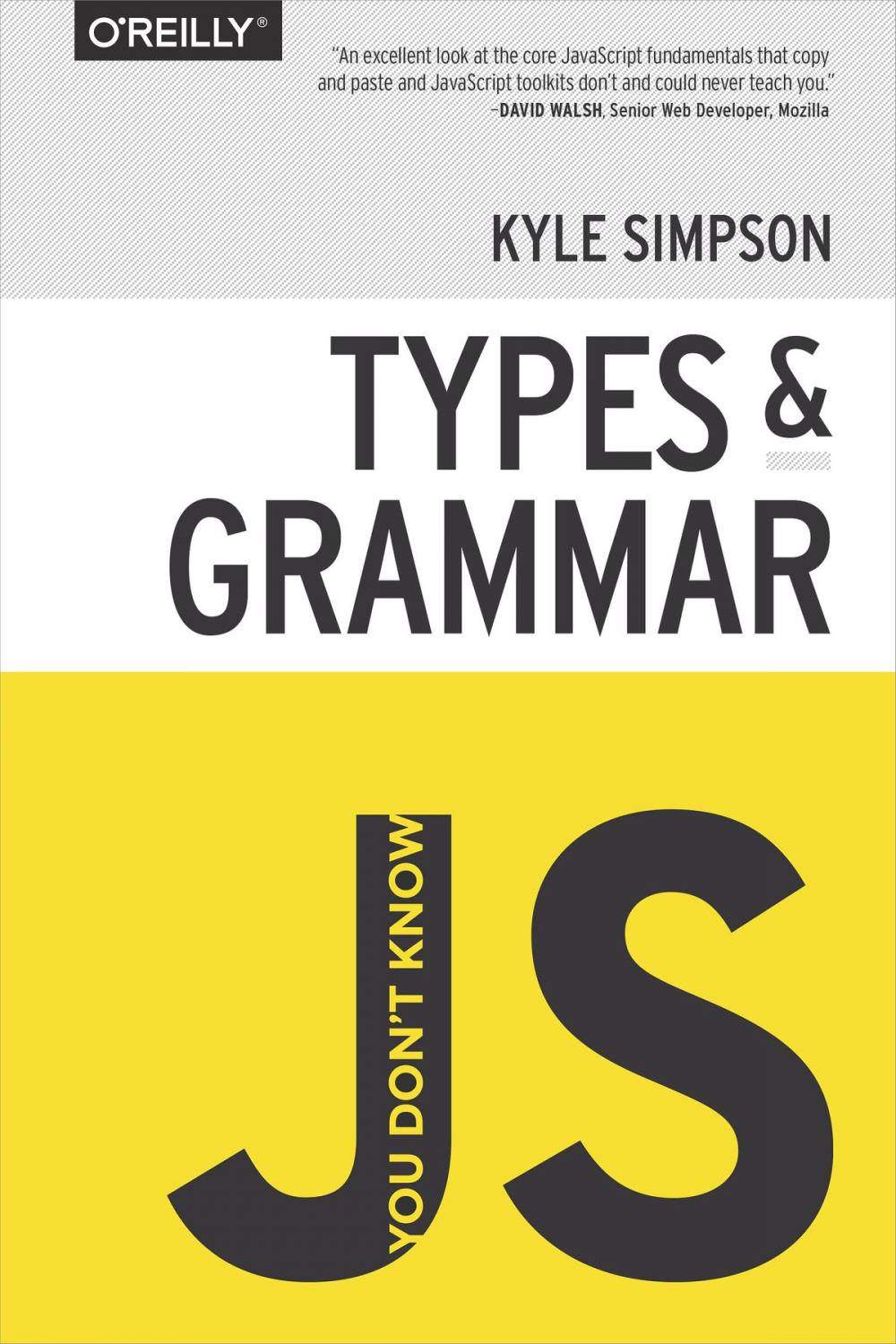 Big bigCover of You Don't Know JS: Types & Grammar