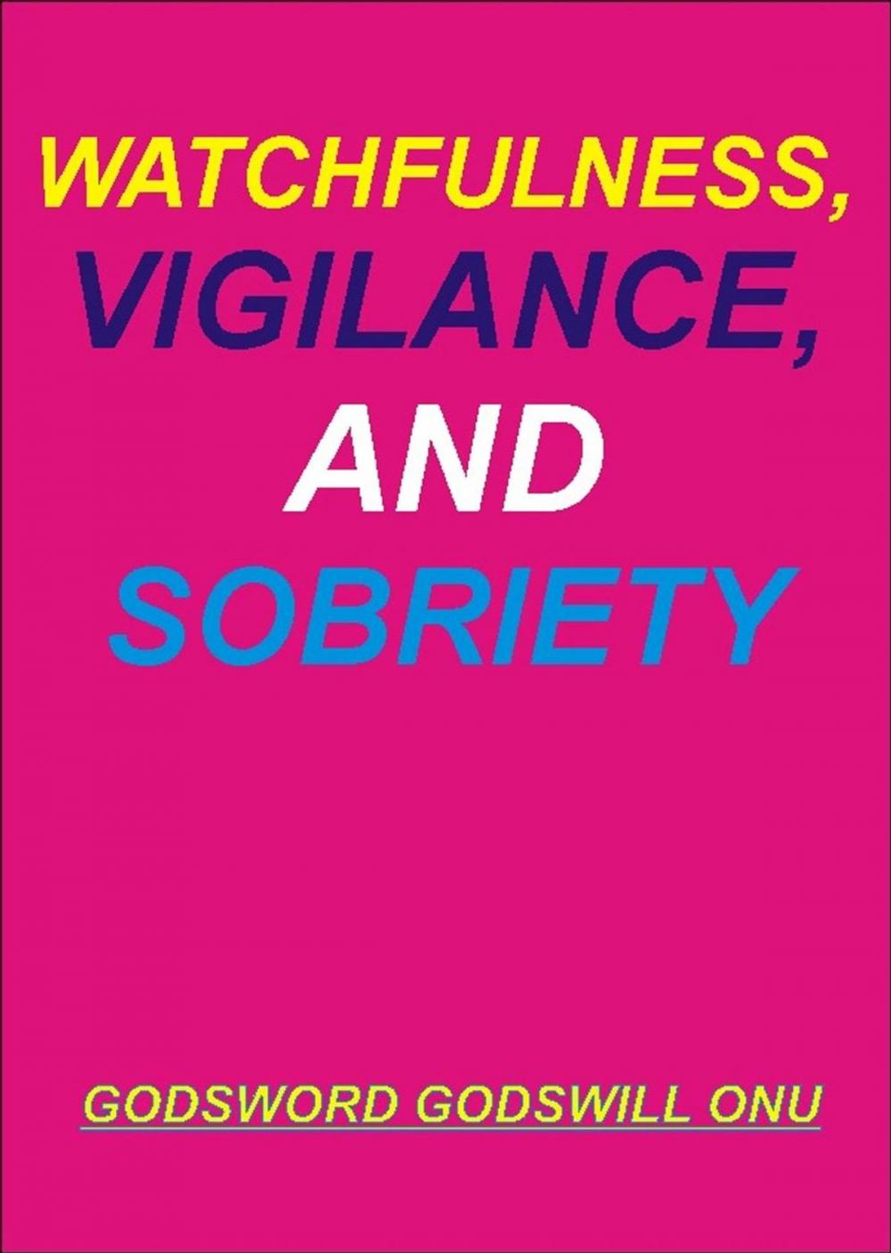 Big bigCover of Watchfulness, Vigilance, and Sobriety