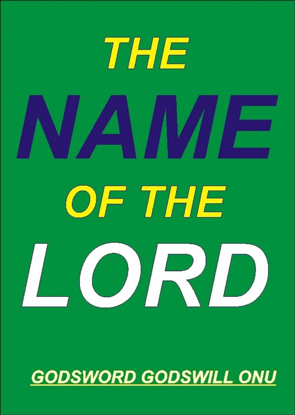 Big bigCover of The Name of the Lord