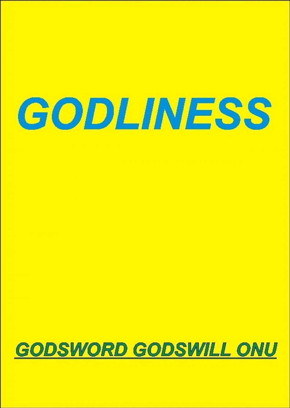 Big bigCover of Godliness