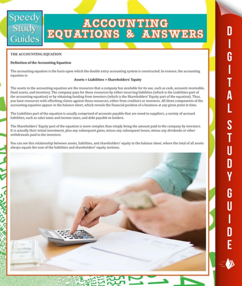 Big bigCover of Accounting Equations And Answers (Speedy Study Guides)