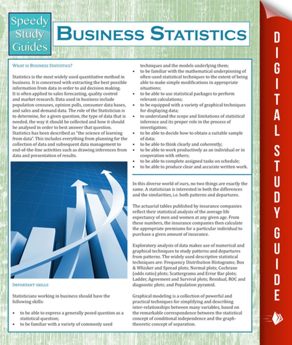 Big bigCover of Business Statistics (Speedy Study Guides)