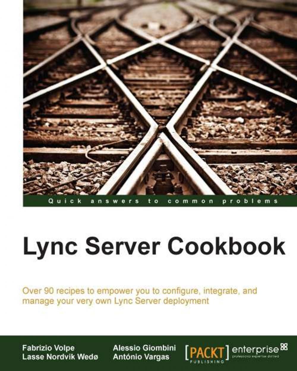 Big bigCover of Lync Server Cookbook