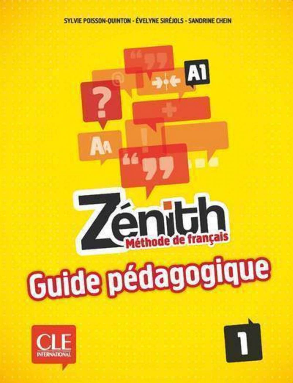 Big bigCover of Zénith 1 - Niveau A1 - Guide pédagogique - Ebook