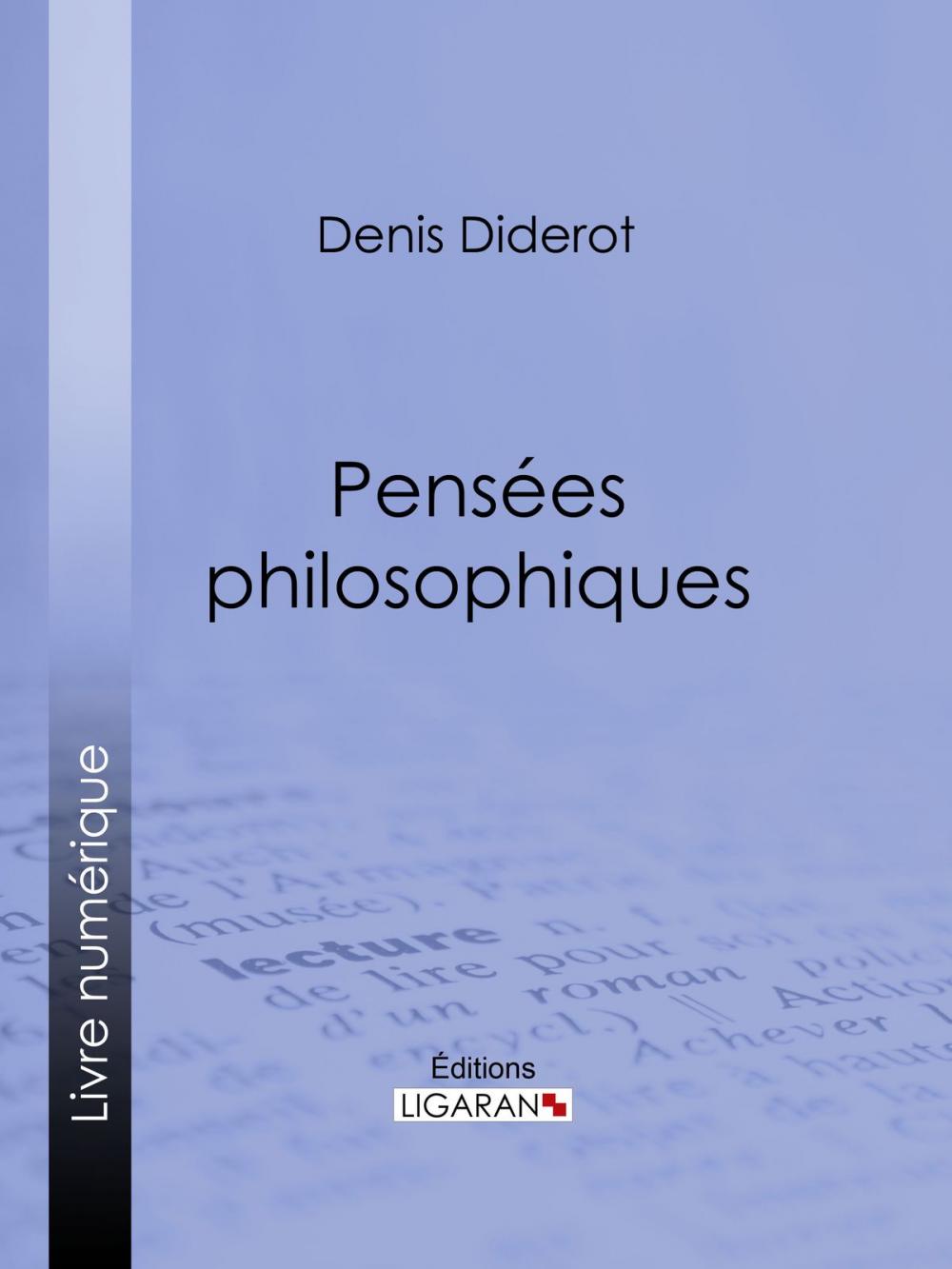 Big bigCover of Pensées philosophiques