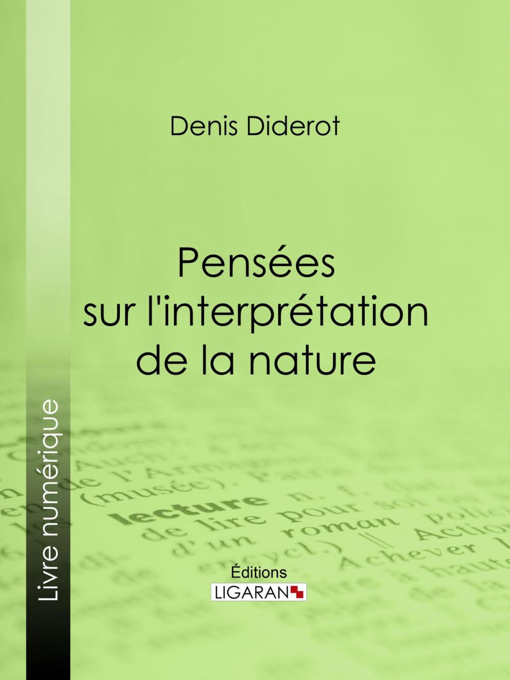 Big bigCover of Pensées sur l'interprétation de la nature