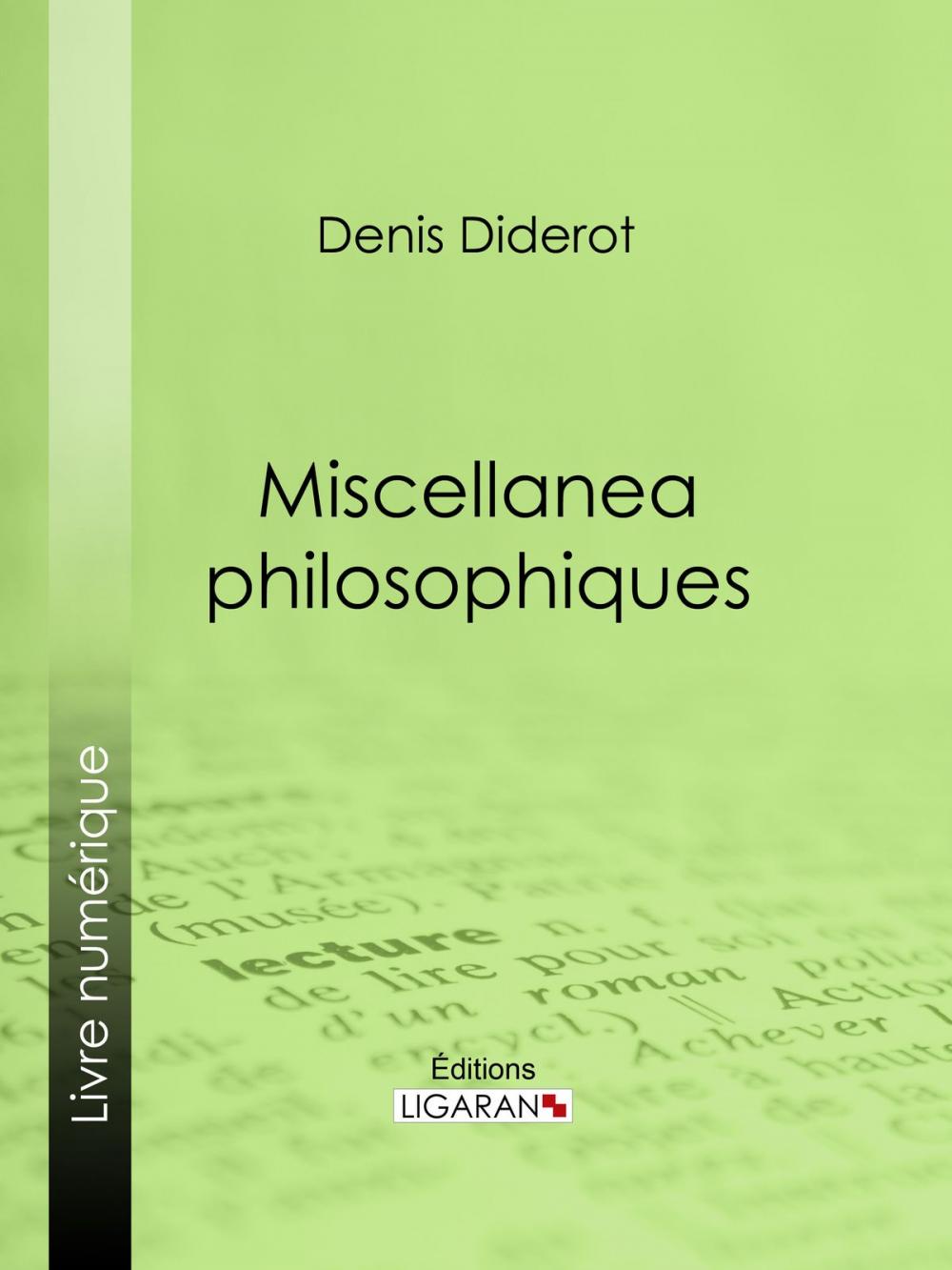 Big bigCover of Miscellanea philosophiques