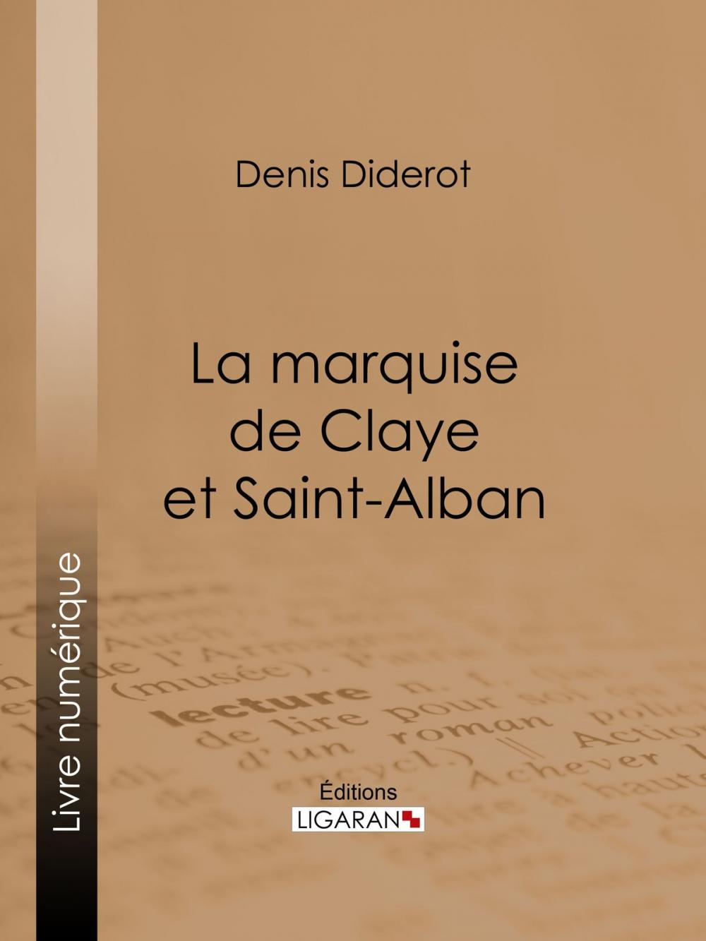 Big bigCover of La marquise de Claye et Saint-Alban