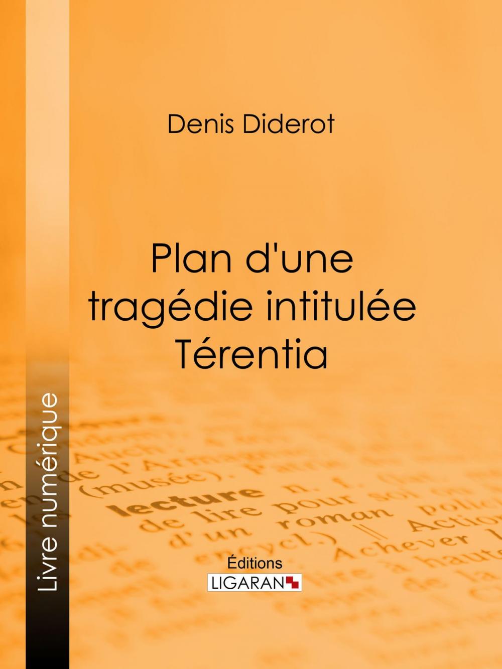 Big bigCover of Plan d'une tragédie intitulée Térentia