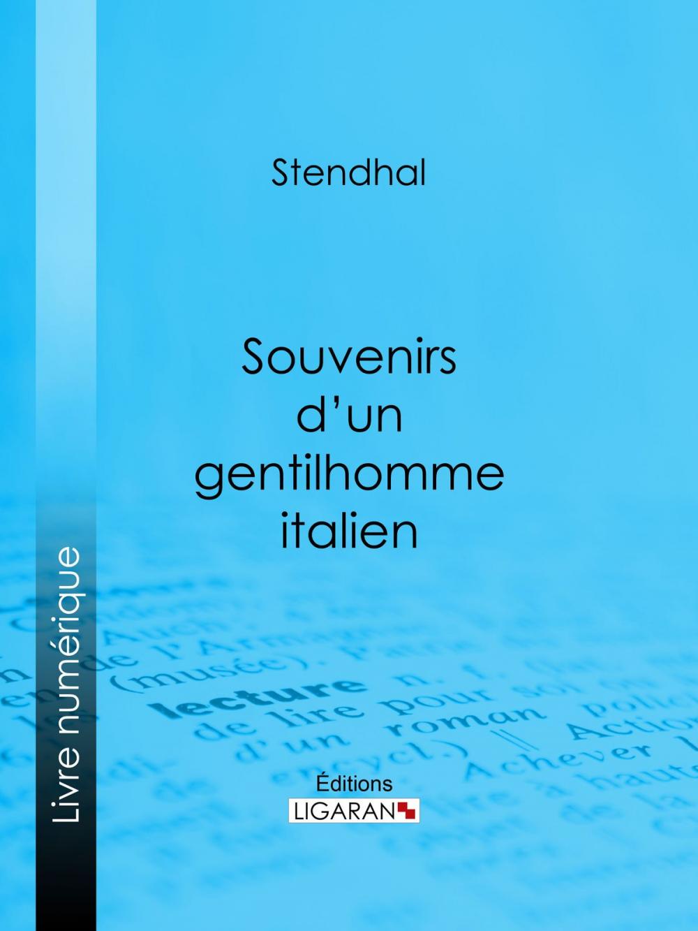 Big bigCover of Souvenirs d'un gentilhomme italien