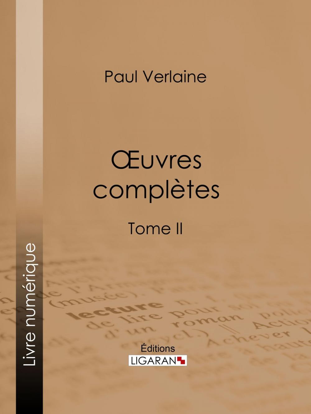 Big bigCover of Oeuvres complètes