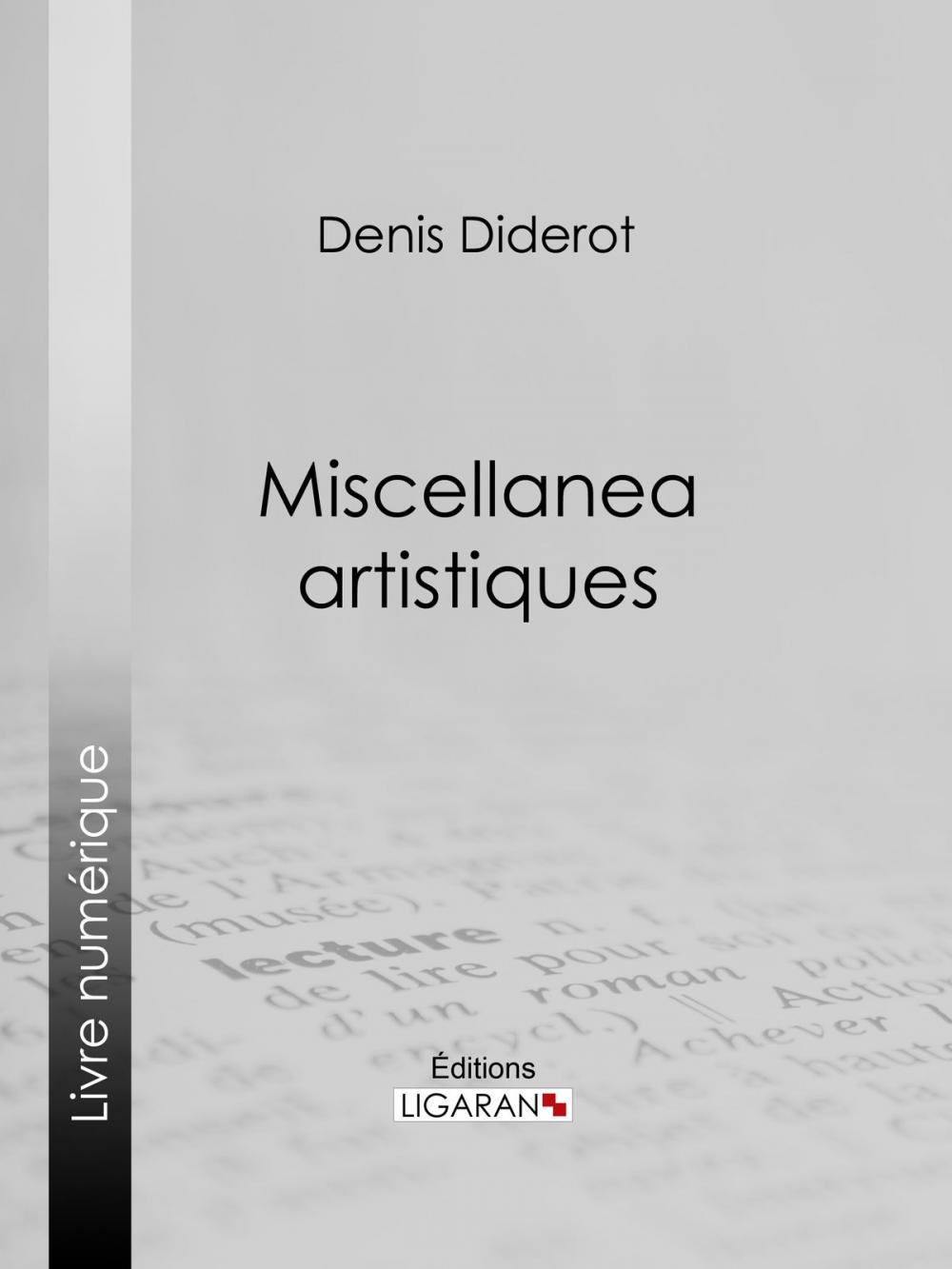 Big bigCover of Miscellanea artistiques