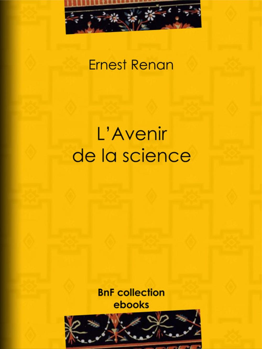 Big bigCover of L'avenir de la science