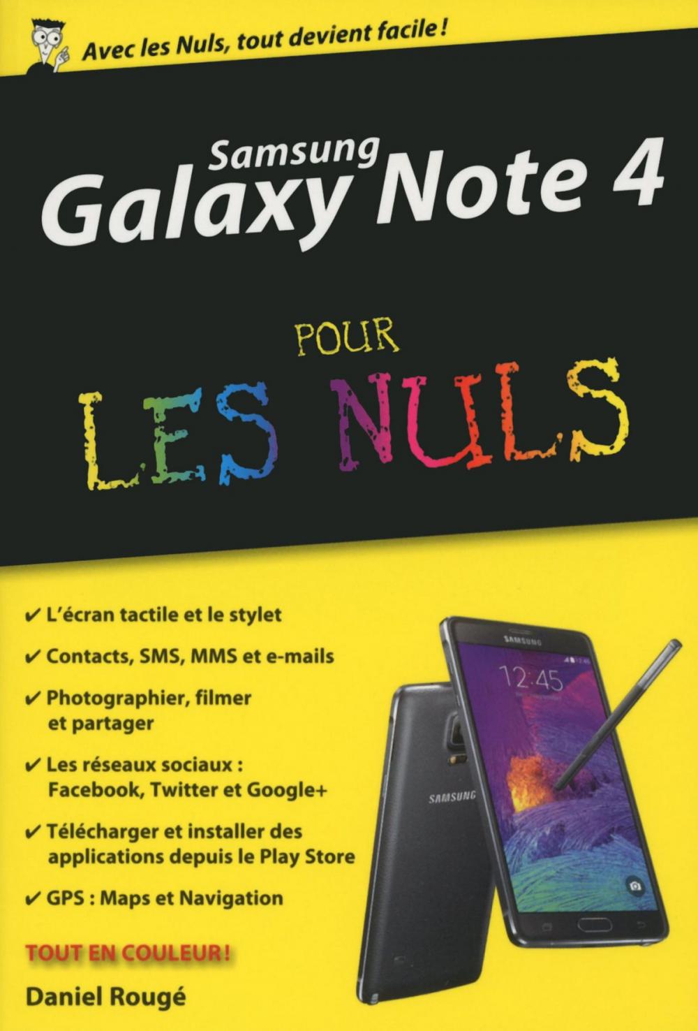 Big bigCover of Samsung Galaxy Note 4 pour les Nuls version poche