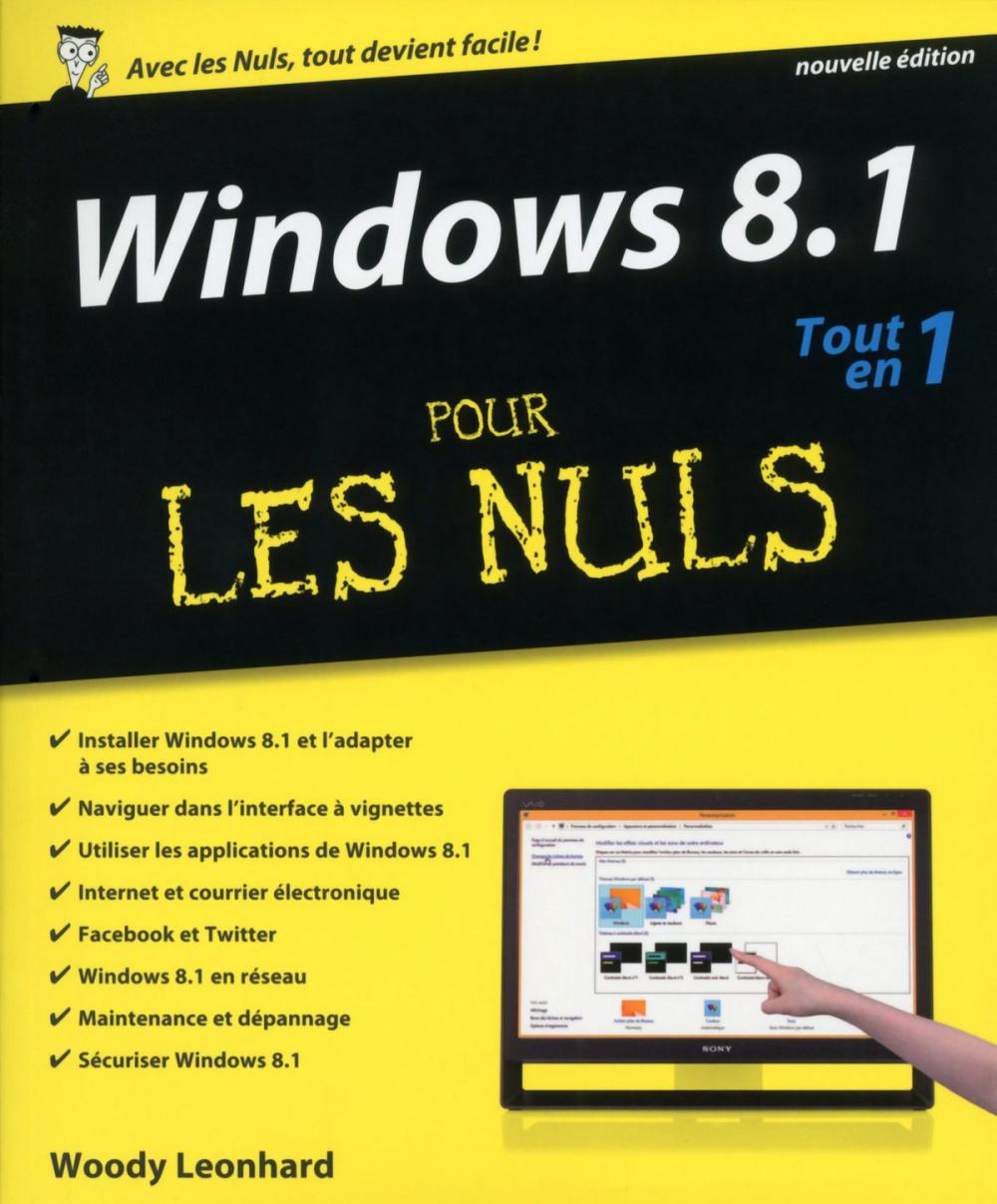 Big bigCover of Windows 8.1 Tout en 1 pour les Nuls