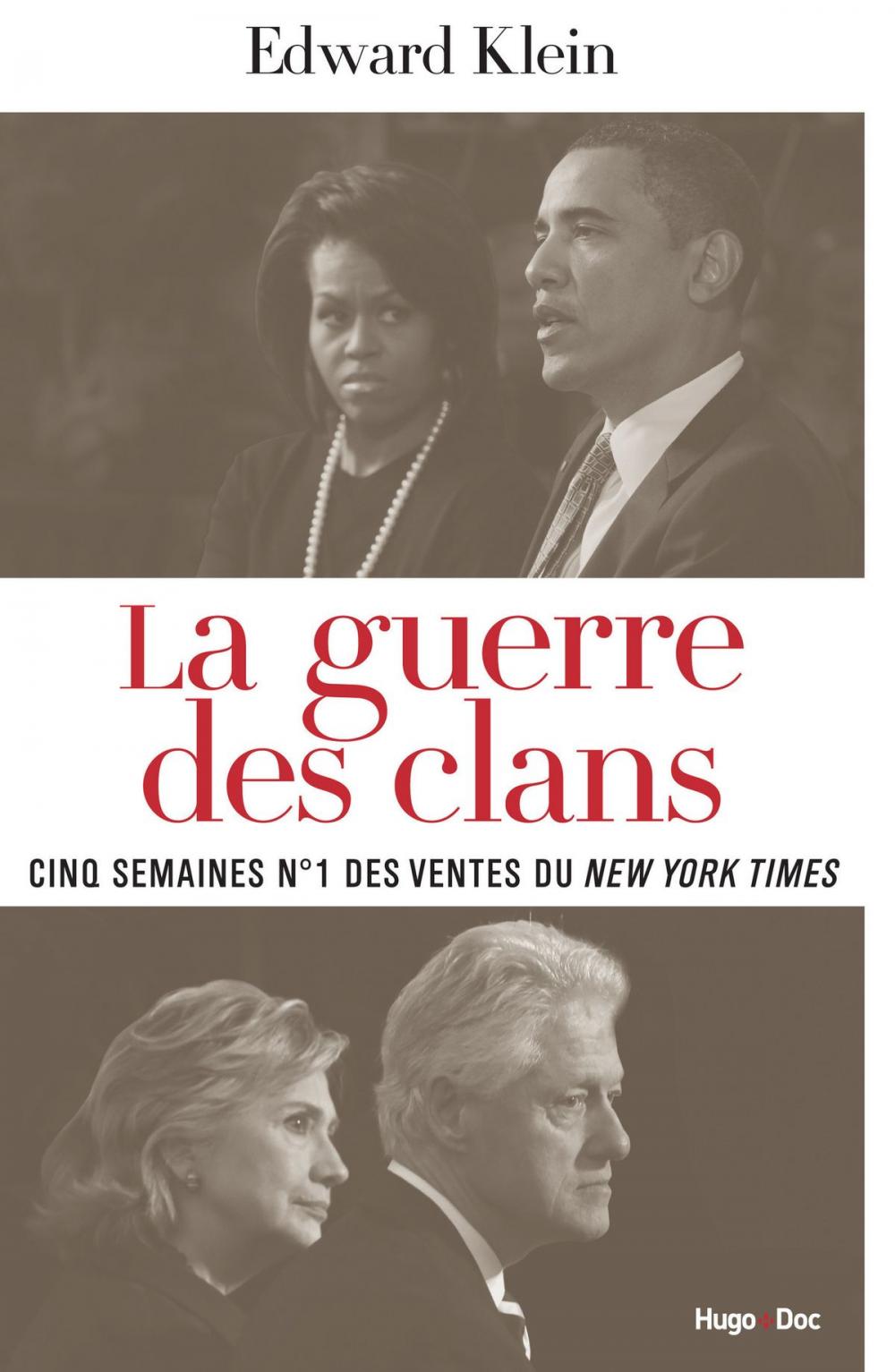 Big bigCover of Obama vs Clinton La guerre des clans