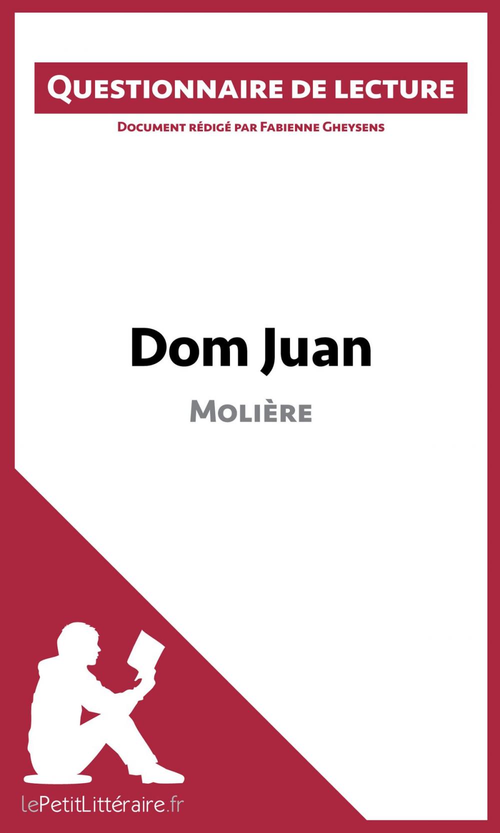 Big bigCover of Dom Juan de Molière (Questionnaire de lecture)