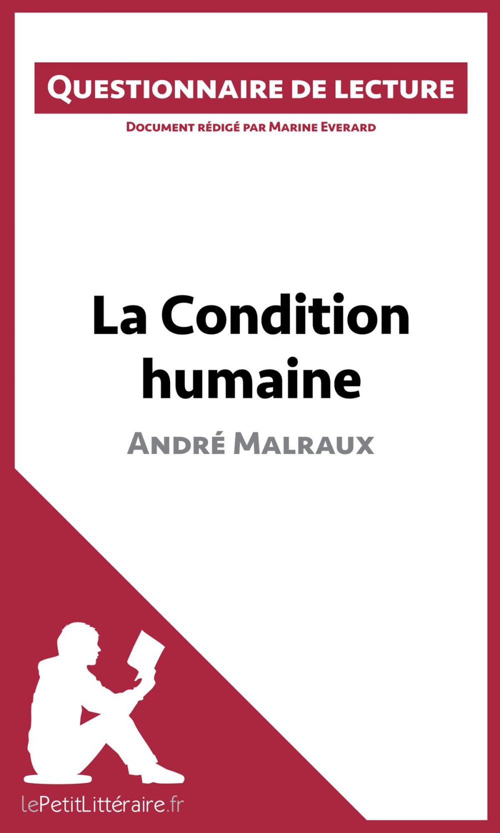 Big bigCover of La Condition humaine d'André Malraux