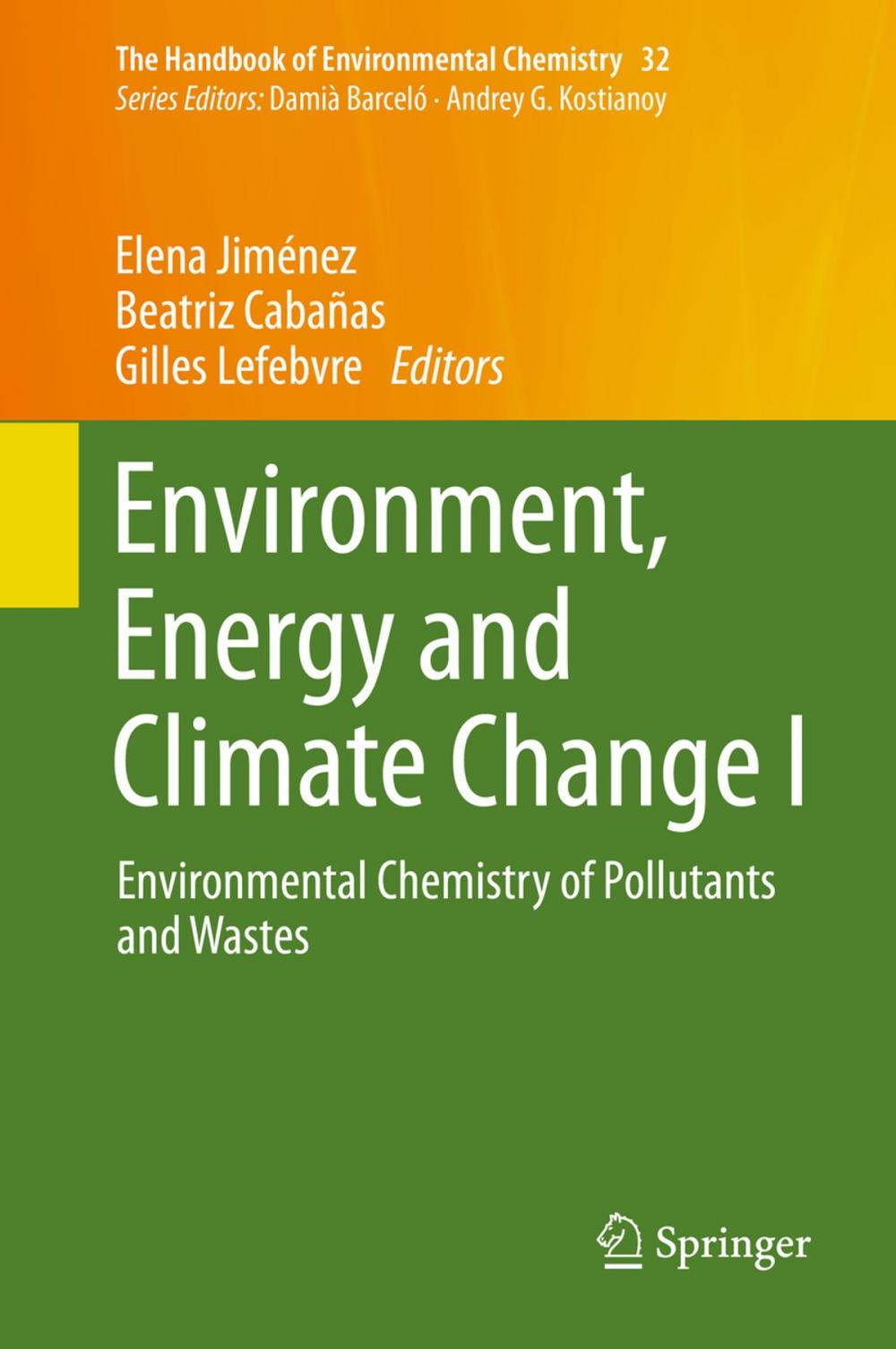 Big bigCover of Environment, Energy and Climate Change I