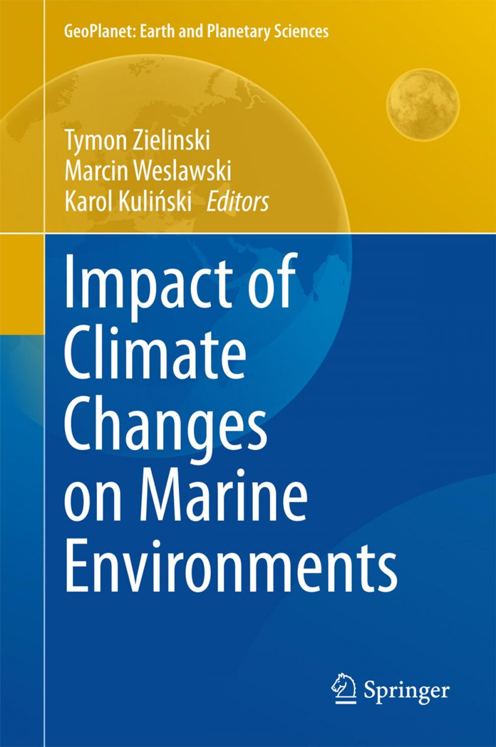 Big bigCover of Impact of Climate Changes on Marine Environments