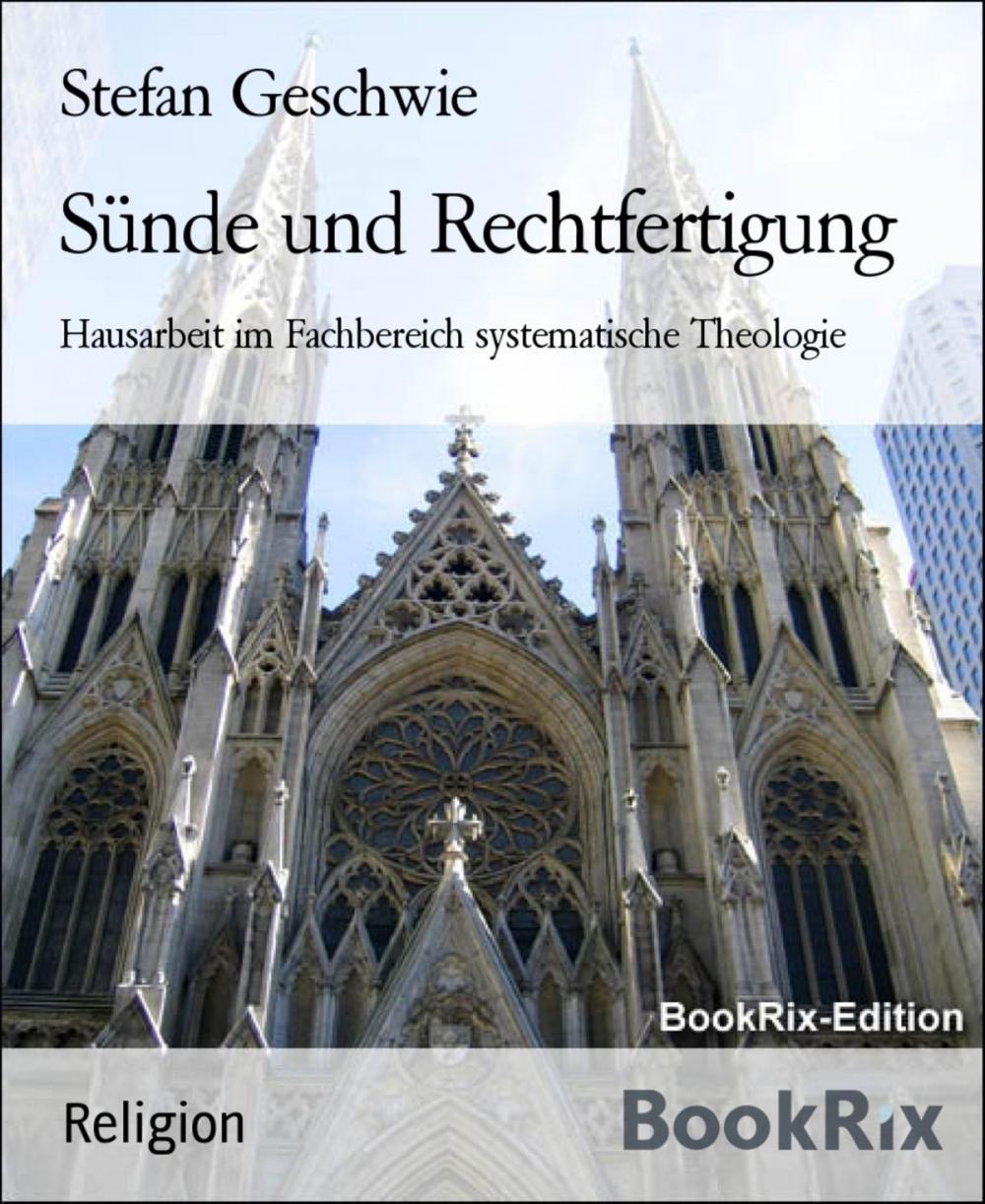 Big bigCover of Sünde und Rechtfertigung