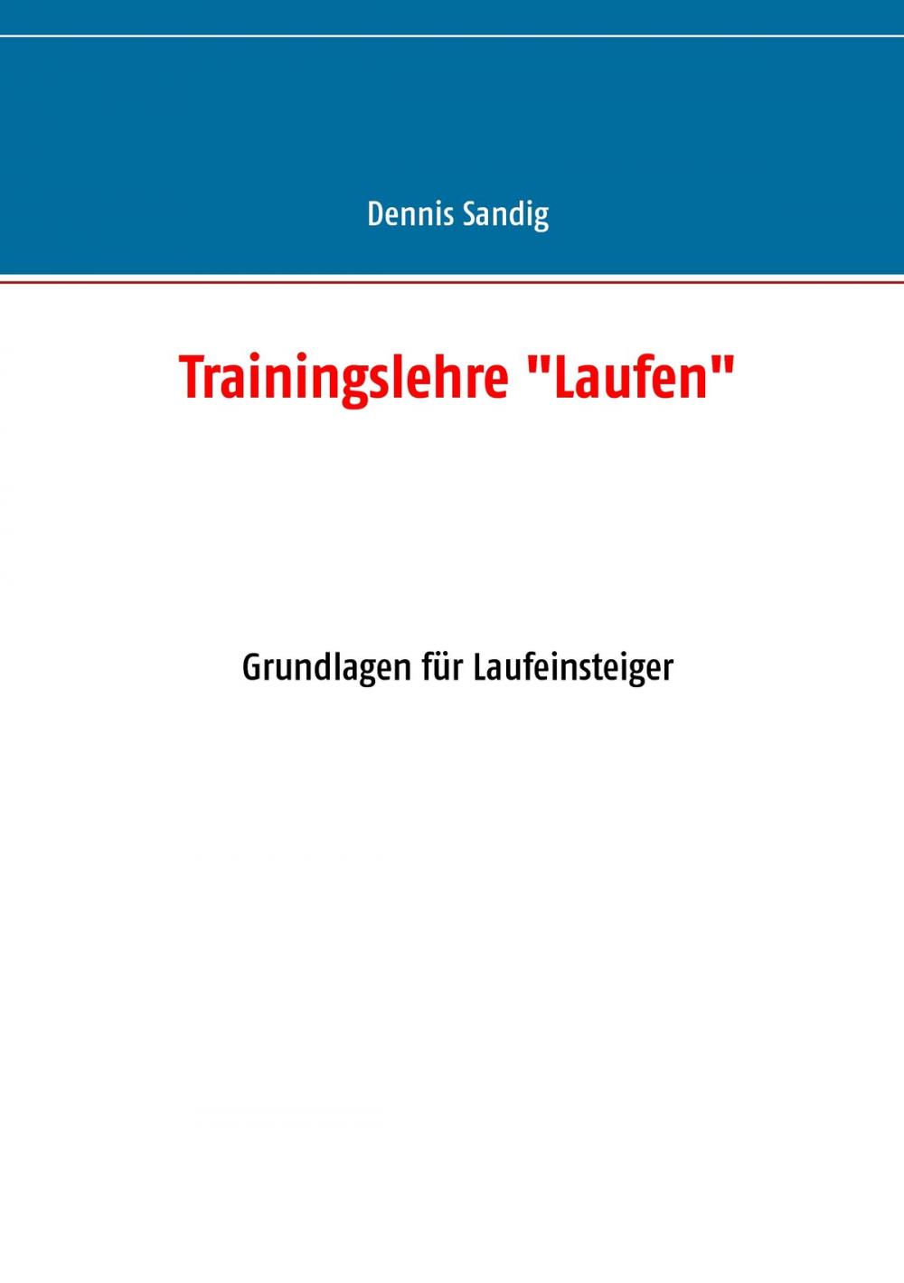 Big bigCover of Trainingslehre "Laufen"