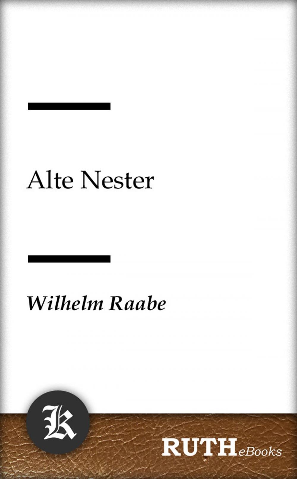 Big bigCover of Alte Nester